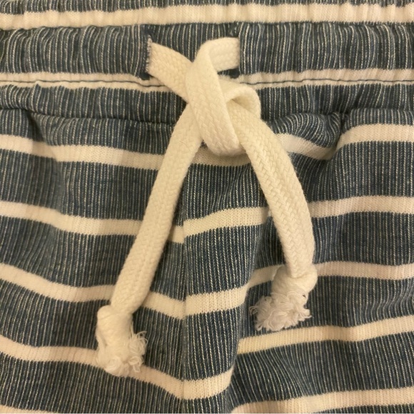 Chaser Medium Blue White Striped Shorts - Picture 6 of 12